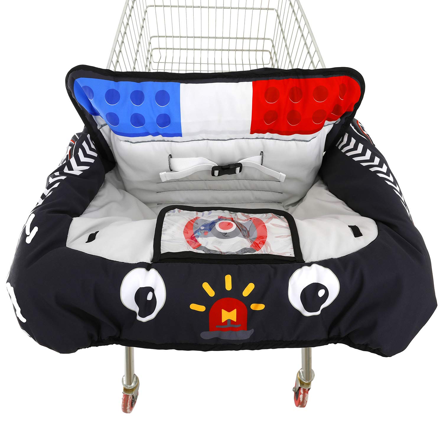 Kitchen Appliances Rack - Cartoon-Auto-Einkaufswagenabdeckung für Babys, 2-in-1 Einkaufswagen- und