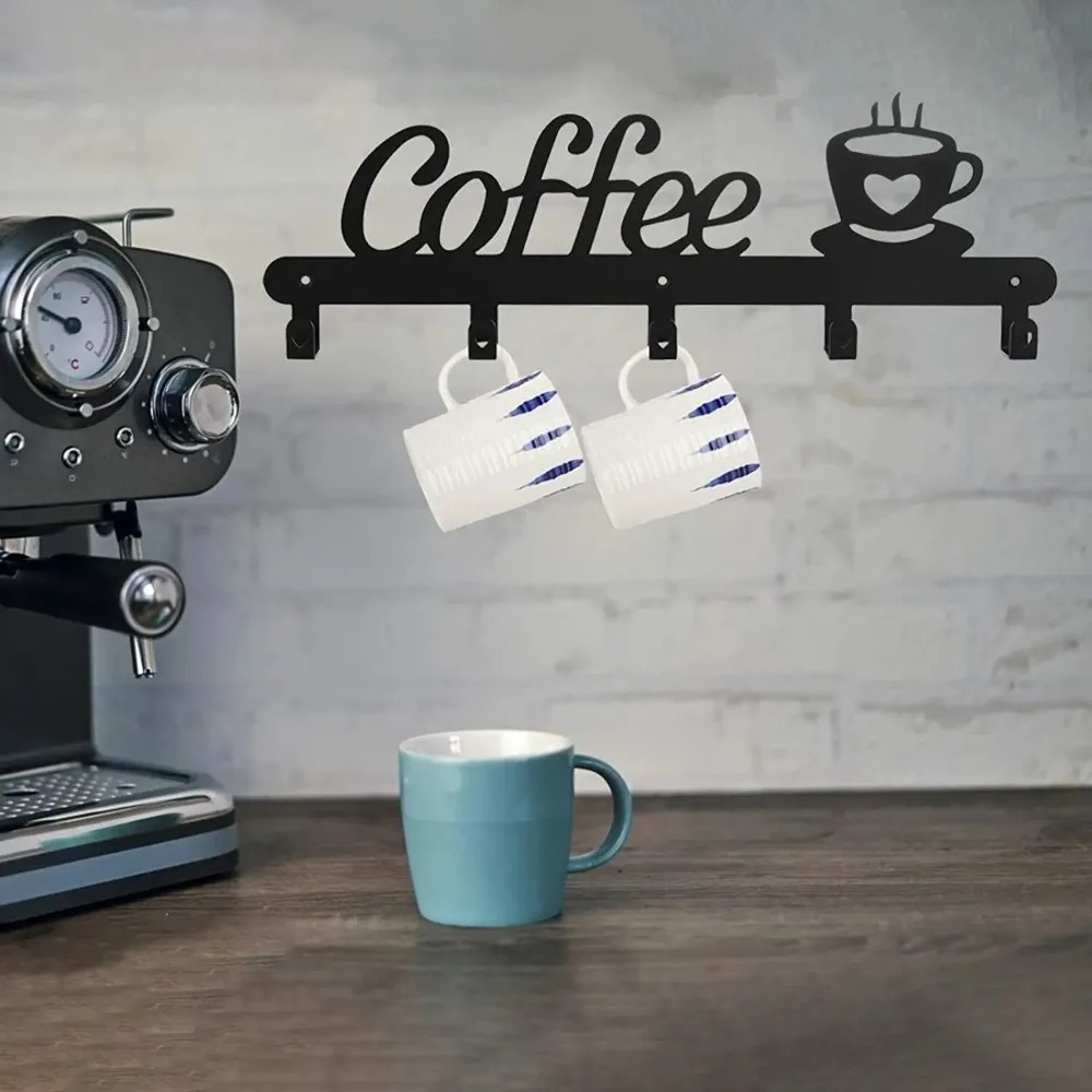 Wandmontierter Metall-Kaffeeta – Kitchen Appliances Rack Bewertung und Preis