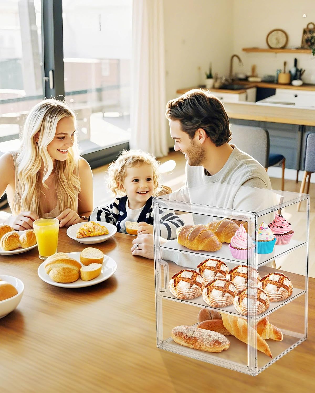 Gebäckvitrine, Brotkasten für  – Kitchen Appliances Rack Bewertung und Preis