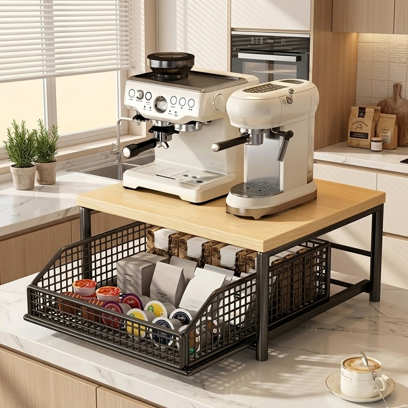 Modernes Mikrowellen-Regal, Kü – Kitchen Appliances Countertop Bewertung und Preis