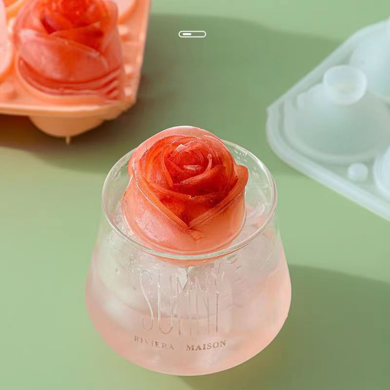 3D Rose Eis Formen 4 Löcher Ei – Kitchen Appliances Rack Bewertung und Preis