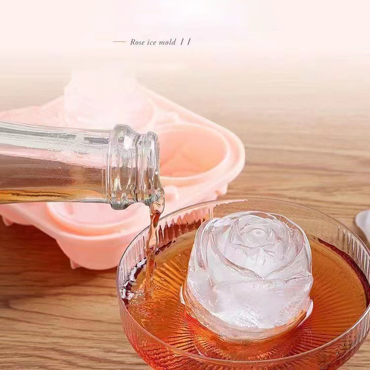 3D Rose Eis Formen 4 Löcher Ei – Kitchen Appliances Rack Bewertung und Preis
