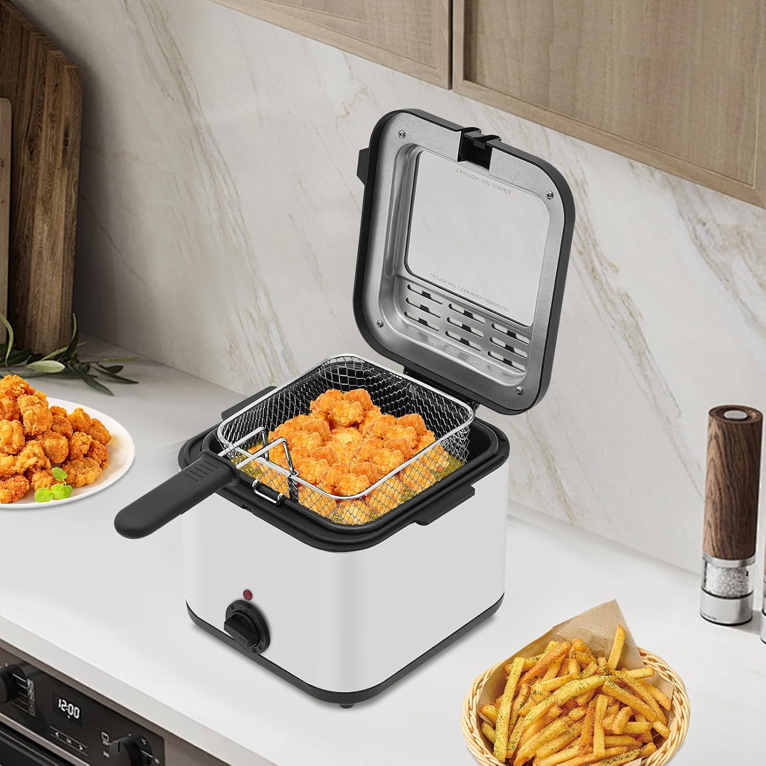 Elektrische Tischfritteuse, 2, – Kitchen Appliances Countertop Bewertung und Preis